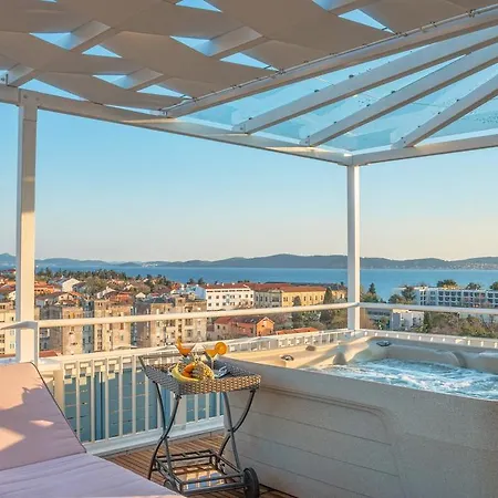 Sunset Penthouse With Jacuzzi And Seaview * Zadar