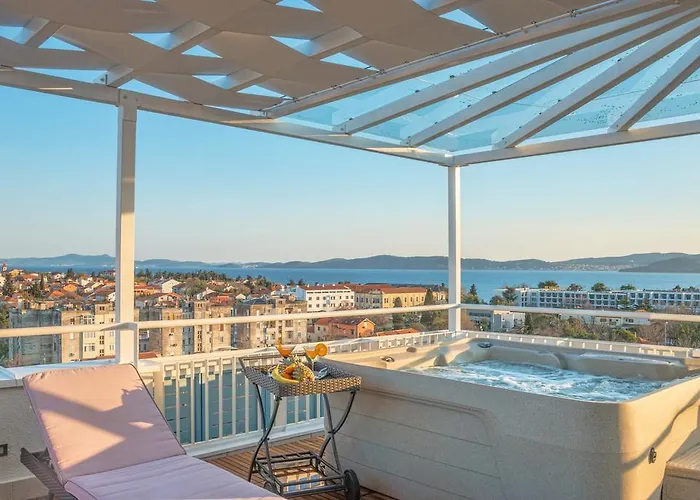 Sunset Penthouse With Jacuzzi And Seaview * Zadar